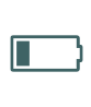 Dunkelblaue Batterie